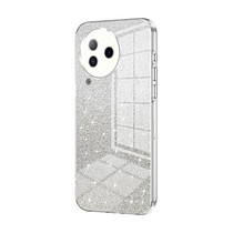 For Xiaomi Civi 3 Gradient Glitter Powder Electroplated Phone Case(Transparent)