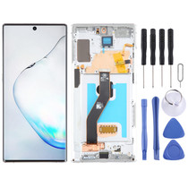 For Samsung Galaxy Note10+ SM-N975 OLED LCD Screen Digitizer Full Assembly with Frame(Silver)