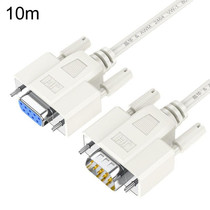 JINGHUA B110 Male To Female DB Cable RS232 Serial COM Cord Printer Device Connection Line, Size: 10m(Beige)