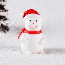 Christmas Micro Landscape Decorations Resin Craft Gifts Home Decoration Ornaments, Spec: Snowman No.2