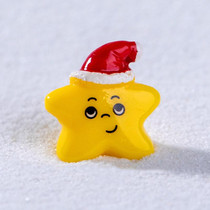 Christmas Decorations Resin Crafts Gifts Home Decorations Small Ornaments, Style: Star