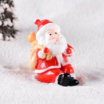 Christmas Micro Landscape Decorations Resin Craft Gifts Home Decoration Ornaments, Spec: Santa No. 11