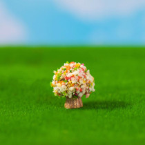 Micro-landscape Simulated Green Trees Flowers DIY Gardening Ecological Ornaments, Style: No.19 Dwarf Cherry Tree