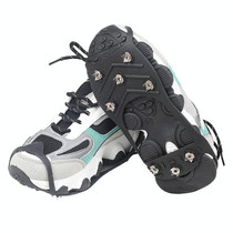 1 Pair 011 8-teeth Outdoor Snow Ice Ground Anti-slip Crampons Shoe Cover, Size:M (200-250mm)