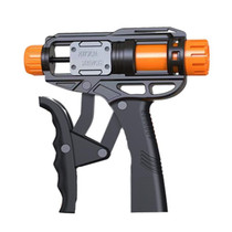 Hydraulic Hand Grip Strengthener Hand Gripper Adjustable 50-165lbs Grip(Orange Black)