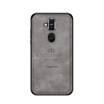 PINWUYO Shockproof Waterproof Full Coverage PC + TPU + Skin Protective Case for Nokia X7 (Grey)