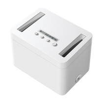 Vaydeer Metal Timed Self-Control Phone Lock Box With Child Lock And LED Display, Spec: Medium White
