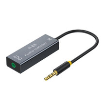 JINGHUA Z100 3.5mm Audio Isolator Car AUX Noise Reduction And Anti-Interference Sound Filtering(Black Gray)