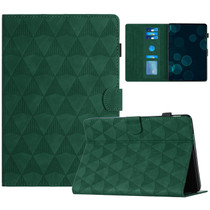 For Amazon Kindle Paperwhite 1/2/3/4 Diamond Texture Embossed Leather Smart Tablet Case(Green)