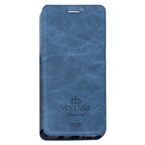 MOFI for  VINTAGE Xiaomi 5c Standard Edition Crazy Horse Texture Horizontal Flip Leather Case with Card Slot & Holder (Dark Blue)