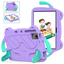 For Xiaomi Redmi Pad SE 11 2023 Ice Baby EVA Shockproof Hard PC Tablet Case(Light Purple+Mint Green)