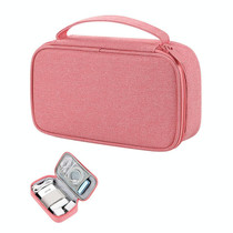 SM03 Medium Size Portable Multifunctional Digital Accessories Storage Bag (Pink)