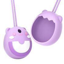 For Tamagotchi Pix Cartoon Electronic Pet Gaming Machine Silicone Protective Cover, Color: Purple