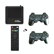 G11 PRO Game Machine TV Box Dual System HDMI HD 4K Retro Arcade, Style: 128G+Charging Handle
