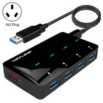 WAVLINK WL-UH3042P1 2.4A Fast Charging Adapter for Keyboard Mouse 4-Port USB3.0 HUB(AU Plug)