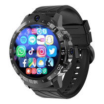 4G+128G 1.6 inch IP67 Waterproof 4G Android 8.1 Smart Watch Support Heart Rate / GPS, Type:Silicone Band