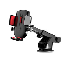 Suction Cup Model Car Cell Phone Telescopic Holder Universal Automobile Navigation Bracket(Red)