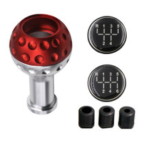 Car Modified Metal Gear Stick Shift Knob Universal Gear Head(Red)