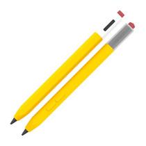 For Xiaomi Inspiration Stylus 1st LOVE MEI Retro Style Silicone Protective Pen Case(Yellow)