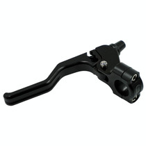 ATV Clutch Hand Brakes CNC Aluminum Alloy 22mm Handle Holder Universal Handbrake(Black)