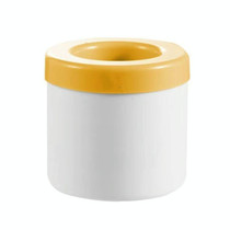 Cylindrical Silicone Ice Cube Cup Ice Making Mold(Yellow)