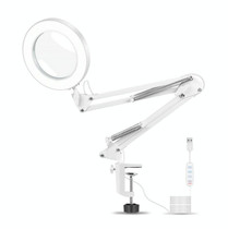 USB Desktop LED Ring Light Welding Auxiliary Magnifying Glass Lighting Desk Lamp