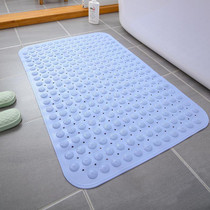 PVC Bathroom Non-slip Mat Thickened Massage Water-proof Foot Mat, Size: 58x88cm(Light Blue)