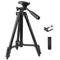 Portable Aluminum DSLR Camera Live Tripod Photography Retractable Landing Bracket, Specification: 130cm Tripod+Clip+Bag