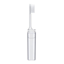 Foldable Toothbrush Set For Traveling Business Portable Hotel Transparent Storage Toothbrush, Packing: OPP Bag