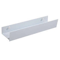 No-Punch Bathroom Shelf Washstand Convenient Storage Rack, Specification: 40cm White Paint