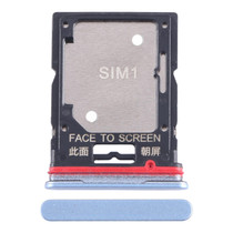For Xiaomi Redmi Note 11T Pro+ SIM Card Tray + SIM Card Tray / Micro SD Card Tray (Blue)