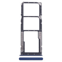 For Xiaomi Poco C55 SIM Card Tray + SIM Card Tray + Micro SD Card Tray (Blue)