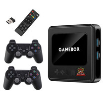 G10 GAMEBOX TV Box Dual System Wireless Android 3D Home 4K HD Game Console Support PS1 / PSP, Style: 256G 60,000+ Games (Black)