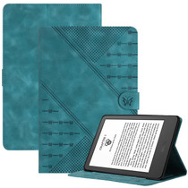 For Amazon Kindle Paperwhite 3 / 2 / 1 YX Small Butterfly Embossed Leather Tablet Case(Light Blue)