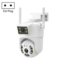 QX106 2MP Outdoor Waterproof WiFi Dual Lens Surveillance Camera(EU Plug)