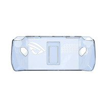 For ASUS ROG Ally Pocket Console Protective Case Transparent Crystal Case TPU Protective Case Accessories(Transparent Blue)