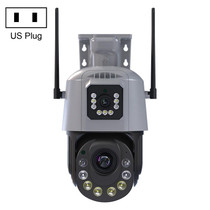 QX109 Dual Lens Smart HD Dome WiFi Camera(US Plug)