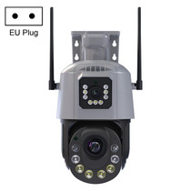 QX109 Dual Lens Smart HD Dome WiFi Camera(EU Plug)