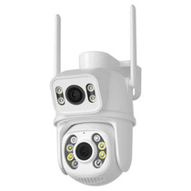 QX95 6MP WiFi Dual Camera Supports Two-way Voice Intercom & AI Recognition(UK Plug)