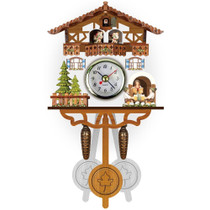 Barley Bird Wall Clock Retro Living Room Watch(CM004)