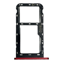 SIM Card Tray + Micro SD Card Tray for ZTE Blade A51 (Red)