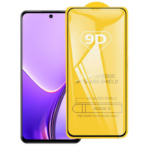 For Realme V50s 9D Full Glue Full Screen Tempered Glass Film