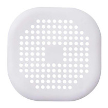 Floor Drain Pad With Suction Pad Kitchen Bathroom Anti Clogging Hair Strainer Sewer Floor Drain Plugs(White)