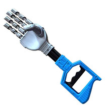 Robot Claw Hand Grabbing Stick Kids Wrist Strengthen Toy(Gray Blue)