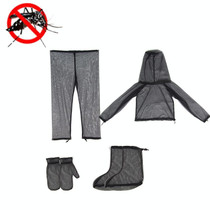 Camping Adventure Anti-Mosquito Suit Summer Fishing Breathable Mesh Clothes, Specification: Four-piece(L / XL)