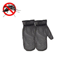 Camping Adventure Anti-Mosquito Suit Summer Fishing Breathable Mesh Clothes, Specification: 2 PCS Anti-mosquito Gloves(S / M)