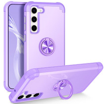 For Samsung Galaxy S23+ 5G L2 Rotating Ring Holder Magnetic Phone Case(Light Purple)