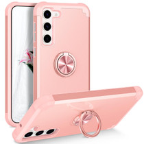 For Samsung Galaxy S23+ 5G L2 Rotating Ring Holder Magnetic Phone Case(Rose Gold)