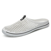 Fashion Breathable Hollow Sandals Couple Beach Sandals, Shoe Size:40(White)