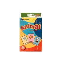 36pcs /Box Infant And Toddler Enlightenment Early Learning English Word Cognition Cards, Style: C1 Animal